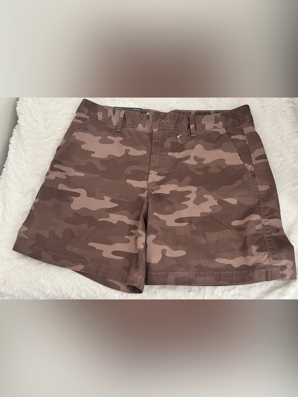 Eddie Bauer Brown Camo Cargo Shorts